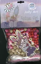 Набор для создания украшений из деревянных бусин Jolly Art (WBS.003A) (упаковка)