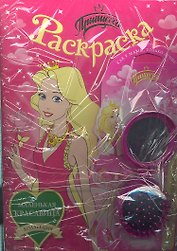 Принцесса. Раскраска (+чудо-расческа с зеркальцем) (комплект) (мягк) (Коллекция маленькая красавица). Анастасян С.А. (Росмэн)