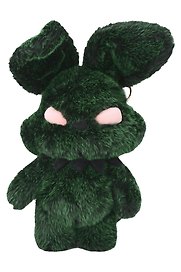 Мягкая игрушка Заяц с пирсингом (зеленый) (50см) (12-HZTOYS-green)