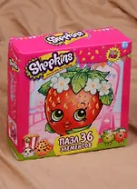 Пазл, Оригами, 36эл 212*212мм Shopkins Strawberry Kiss 02751