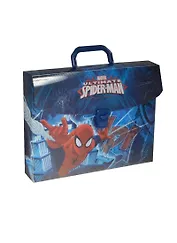 Папка-портфель А4 "Spider-man" замок, 1отд., печать на пластике, Disney