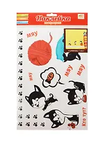 Наклейка интерьерная Кошки (886205) (21х30см) (1 лист) (Арт Узор) (упаковка)