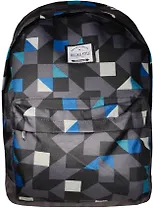 Рюкзак школьный черный с серым