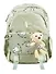Рюкзак "Мишка" 44*30*12,5см, серо-зеленый, с игрушкой - 0