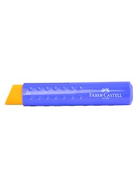 Ластик"Tri", треугольный, 83*12,6*12,3мм, пластиковый футляр, ассорти, Faber-Castell