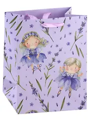 Пакет А5 23*18*10 "Little fairies" жен., бум.мат.ламинат 