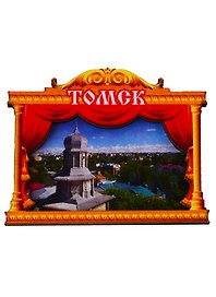 ГС Магнит Томск Занавес прямоугольный вид 1 (дерево) (7,5см)