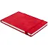 Блокнот 130*200 96л лин. "Reporter" красн.иск.кожа, резинка, петля для ручки, инд.уп. - 1