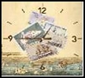 Часы настенные из стекла (27811) (30х30)