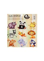 Наклейки с раскраской на обороте «Любимые животные», 11 х 15 см