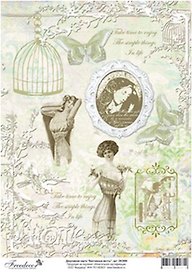 Декупажная карта Винтажные мечты А4 (DK3006)