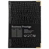 Ежедневник недатированный А5, 152 листа, "Prestige. Iguana", черный