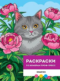 Кошечки. Раскраска по номерам