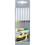 Фломастеры 06цв "Форсаж" невент.колпачок, пл/к, Proff