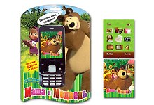 Телефон Маша и Медведь песенка + 10 фраз (GT5739) (1106463) (блистер)