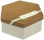 Коробка подарочная "Тёмный лён", 19*16,4*8,5см