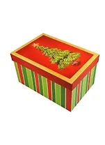 Коробка подарочная "Новый год. Снеговик" 20*14*12см, картон, Вейксинг