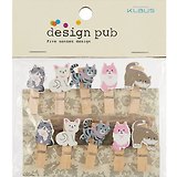 Прищепки ГМ коты 6 (112)