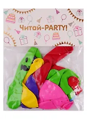 Набор воздушных шаров "Смайл с усами", 10 штук