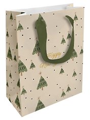 Пакет А4 32*25 "Spruce, елки", НГ, бум.мат.ламинат