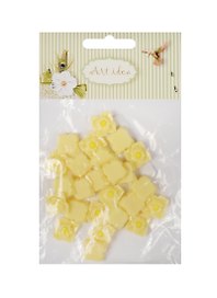 Цветок хризантема (В906) в пакете25 шт, экрю (11-08631-68)