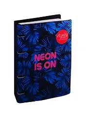 Тетрадь на кольцах в клетку InFolio, Neon tropics, 120 листов