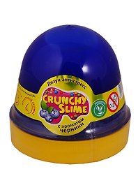 Игрушка-лизун «Crunchy slime Черника», Mr.Boo