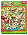 Объёмные многоразовые наклейки. Обитатели фермы