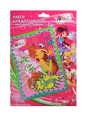 Набор для аппликации Флора (49703-Flora/WSr) с жемчужными стикерами (упаковка)