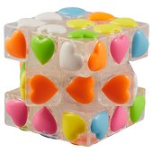 Головоломка Кубик с рельеф. гран. Сердце (3х3) (5,5х5,5) (коробка) - 1