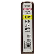Грифели 0,35мм 12шт "Rotring Tikky" HB, Rotring