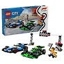 LEGO City: Финиш Формулы-1 с гоночными автомобилями VCARB и Sauber, 313 деталей (60474)