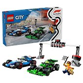 LEGO City: Финиш Формулы-1 с гоночными автомобилями VCARB и Sauber, 313 деталей (60474) - 0