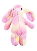 Мягкая игрушка Зайка, лиловый радужный, 30см