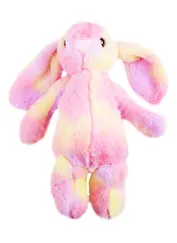 Мягкая игрушка Зайка, лиловый радужный, 30см