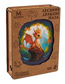 Фигурный пазл «Лесной дракон», дерево, Dream Woods - 0