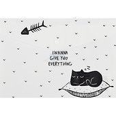 Папка -конверт «Sad cat» А4 на кнопке, в ассортименте - 0