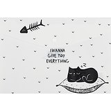 Папка-конверт «Sad cat», А4