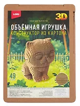 Нг-002 Конструктор из картона. Объёмная игрушка "Котик"