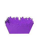 Горшок оцинкованный фиолетовый (139737) (8х15см)