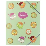 Папка на резинке «Кошки-пончики», А4