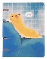 Тетрадь на кольцах «Hamster» 100 листов в клетку, сменный блок - Listoff
