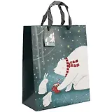 Пакет А4 32*26*12 "Good bear" Новый год, бум.мат.