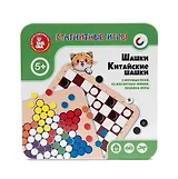 Игра магнитная «Шашки. Китайские шашки»