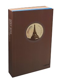 Блокнот «Эйфелева башня» А6, с круглой картинкой, Карамба