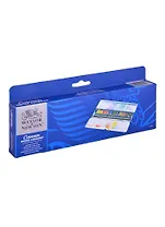 Краски акварельные "Cotman" 12 цв, 12 ячеек для мал.кювет, патитра, мет.кор., Winsor&Newton