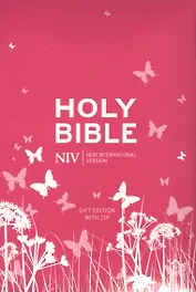 New International Version Holy Bible (серебр. срез) (ПИ) (футляр)