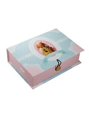 Шкатулка-книга с пуговицей картон M Зверята (20х14х6см) (39483)
