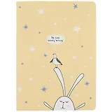 Тетрадь в клетку Be Smart, Bunny, А4, 40 листов, желтая