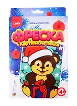 Набор для творчества LORI Фреска.Картина из песка Весёлый медвежонок Пз/Ф-007